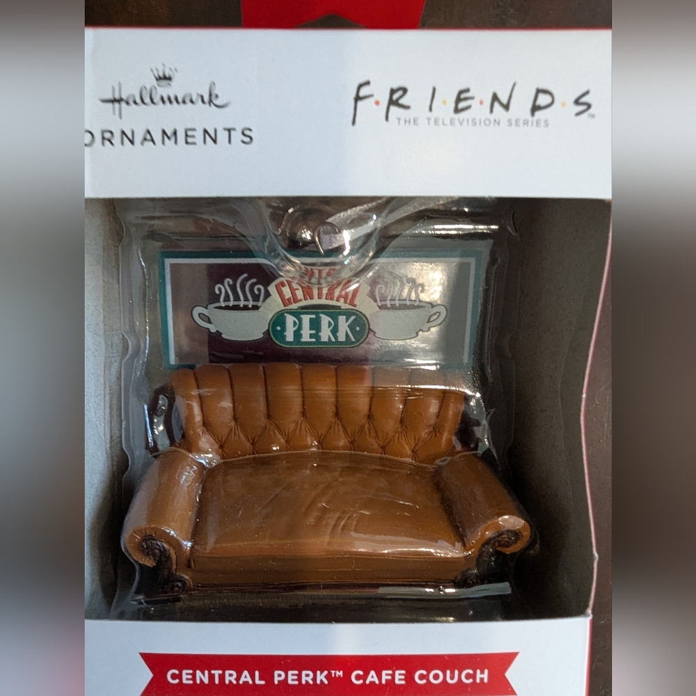 Hallmark Ornament Friends Cental Perk Couch In Box 3" - Picture 2 of 3